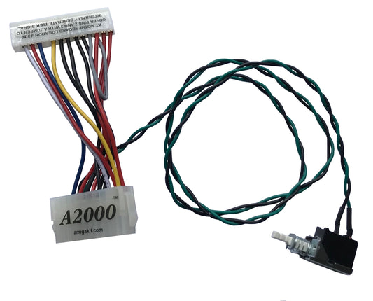 Amiga 2000 ATX PSU Power Adapter Cable + Switch A2000