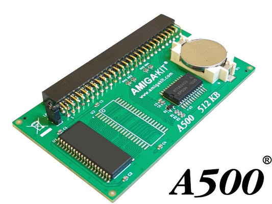 A500 512K Memory RAM Expansion with Real Time Clock