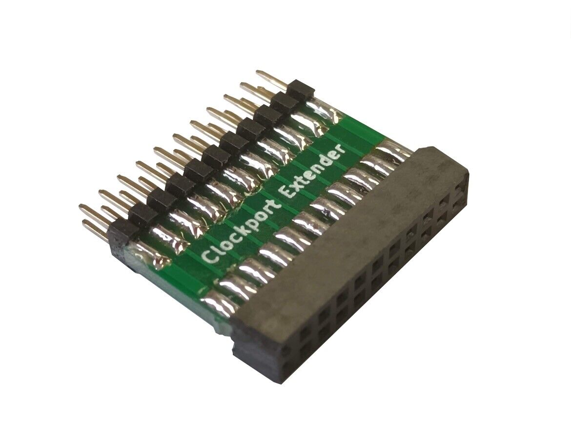 Clockport Extender / Riser for Commodore Amiga 1200 22-pin clock port pin header
