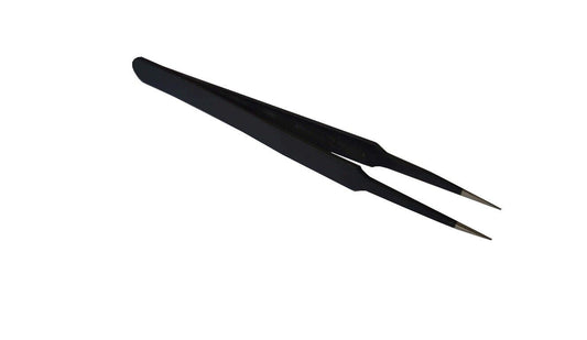 Tweezers ESD Precision Carbon Steel For Computer Electronic Component Placement