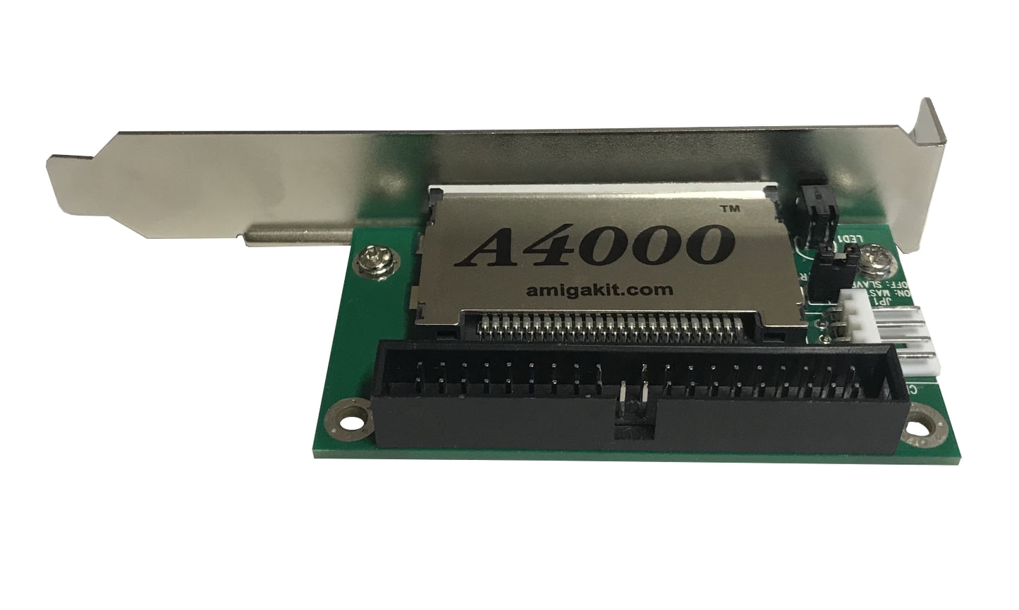 A4000 Compact Flash CF IDE Back Plate Adapter